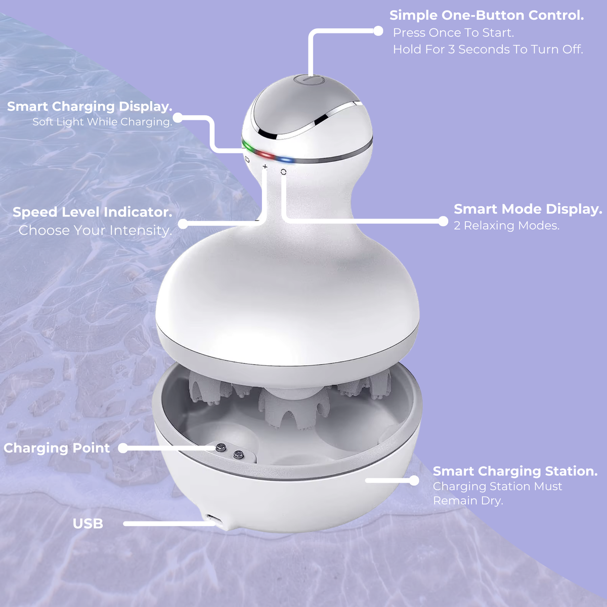 Velora Cordless Scalp Massager